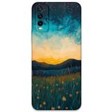 Gramaphone Vivo Y20 ile Uyumlu Uzay Desenli Telefon Kılıfı + Ekran Koruyucu - 5871