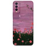 Gramaphone Vivo Y20 Uyumlu Çiçek Desenli Telefon Kılıfı + Ekran Koruyucu - 5793