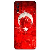 Gramaphone Vivo Y20 Uyumlu Türk Bayrağı Desenli Telefon Kılıfı + Ekran Koruyucu - 5847