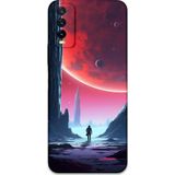 Gramaphone Vivo Y20 Uyumlu Uzay Desenli Telefon Kılıfı + Ekran Koruyucu - 5860