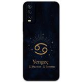 Gramaphone Vivo Y20 Uyumlu Yengeç Burcu Desenli Telefon Kılıfı + Ekran Koruyucu - 5771