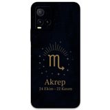 Gramaphone Vivo Y21s ile Uyumlu Akrep Burcu Desenli Telefon Kılıfı + Ekran Koruyucu - 5775