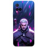 Gramaphone Vivo Y21s ile Uyumlu Geralt Desenli Telefon Kılıfı + Ekran Koruyucu - 5826