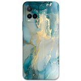 Gramaphone Vivo Y21s ile Uyumlu Mermer Desenli Telefon Kılıfı + Ekran Koruyucu - 5814
