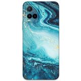 Gramaphone Vivo Y21s ile Uyumlu Mermer Desenli Telefon Kılıfı + Ekran Koruyucu - 5818