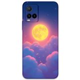 Gramaphone Vivo Y21s ile Uyumlu Uzay Desenli Telefon Kılıfı + Ekran Koruyucu - 5869