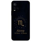 Gramaphone Vivo Y21S Uyumlu Akrep Burcu Desenli Telefon Kılıfı + Ekran Koruyucu - 5775