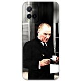 Gramaphone Vivo Y21S Uyumlu Atatürk Desenli Telefon Kılıfı + Ekran Koruyucu - 5850