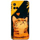 Gramaphone Vivo Y21S Uyumlu Kedi Desenli Telefon Kılıfı + Ekran Koruyucu - 5783