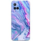 Gramaphone Vivo Y21S Uyumlu Mermer Desenli Telefon Kılıfı + Ekran Koruyucu - 5816