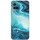 Gramaphone Vivo Y21S Uyumlu Mermer Desenli Telefon Kılıfı + Ekran Koruyucu - 5818