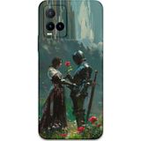 Gramaphone Vivo Y21S Uyumlu Retro Desenli Telefon Kılıfı + Ekran Koruyucu - 5839