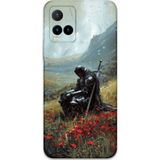 Gramaphone Vivo Y21S Uyumlu Retro Desenli Telefon Kılıfı + Ekran Koruyucu - 5840