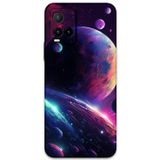 Gramaphone Vivo Y21S Uyumlu Uzay Desenli Telefon Kılıfı + Ekran Koruyucu - 5862