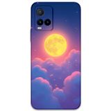 Gramaphone Vivo Y21S Uyumlu Uzay Desenli Telefon Kılıfı + Ekran Koruyucu - 5869