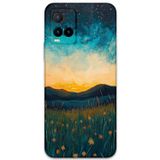 Gramaphone Vivo Y21S Uyumlu Uzay Desenli Telefon Kılıfı + Ekran Koruyucu - 5871