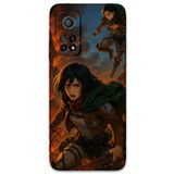 Gramaphone Xiaomi Mi 10T ile Uyumlu Anime Desenli Telefon Kılıfı + Ekran Koruyucu - 5744