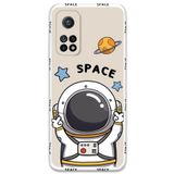 Gramaphone Xiaomi Mi 10T ile Uyumlu Astronot Desenli Telefon Kılıfı + Ekran Koruyucu - 5865