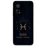 Gramaphone Xiaomi Mi 10T ile Uyumlu Balık Burcu Desenli Telefon Kılıfı + Ekran Koruyucu - 5779