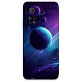 Gramaphone Xiaomi Mi 10T ile Uyumlu Uzay Desenli Telefon Kılıfı + Ekran Koruyucu - 5866