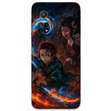 Gramaphone Xiaomi Mi 10T Pro ile Uyumlu Anime Desenli Telefon Kılıfı + Ekran Koruyucu - 5745