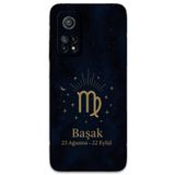 Gramaphone Xiaomi Mi 10T Pro ile Uyumlu Başak Burcu Desenli Telefon Kılıfı + Ekran Koruyucu - 5773