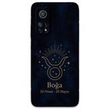 Gramaphone Xiaomi Mi 10T Pro ile Uyumlu Boğa Burcu Desenli Telefon Kılıfı + Ekran Koruyucu - 5769