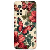 Gramaphone Xiaomi Mi 10T Pro ile Uyumlu Kelebek Desenli Telefon Kılıfı + Ekran Koruyucu - 5795