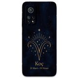 Gramaphone Xiaomi Mi 10T Pro ile Uyumlu Koç Burcu Desenli Telefon Kılıfı + Ekran Koruyucu - 5768