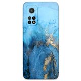 Gramaphone Xiaomi Mi 10T Pro ile Uyumlu Mermer Desenli Telefon Kılıfı + Ekran Koruyucu - 5812