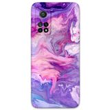 Gramaphone Xiaomi Mi 10T Pro ile Uyumlu Mermer Desenli Telefon Kılıfı + Ekran Koruyucu - 5813