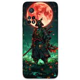 Gramaphone Xiaomi Mi 10T Pro ile Uyumlu Samuray Desenli Telefon Kılıfı + Ekran Koruyucu - 5822
