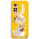 Gramaphone Xiaomi Mi 10T Pro ile Uyumlu Tavşan Desenli Telefon Kılıfı + Ekran Koruyucu - 5807