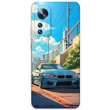 Gramaphone Xiaomi Mi 12 Pro ile Uyumlu Araba Desenli Telefon Kılıfı + Ekran Koruyucu - 5760