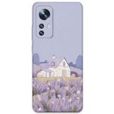 Gramaphone Xiaomi Mi 12 Pro ile Uyumlu Çiçek Desenli Telefon Kılıfı + Ekran Koruyucu - 5800