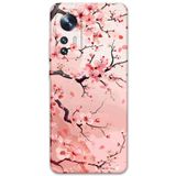 Gramaphone Xiaomi Mi 12 Pro ile Uyumlu Çiçek Desenli Telefon Kılıfı + Ekran Koruyucu - 5805