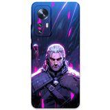 Gramaphone Xiaomi Mi 12 Pro ile Uyumlu Geralt Desenli Telefon Kılıfı + Ekran Koruyucu - 5826
