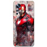 Gramaphone Xiaomi Mi 12 Pro ile Uyumlu İronman Desenli Telefon Kılıfı + Ekran Koruyucu - 5828