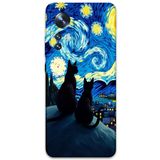 Gramaphone Xiaomi Mi 12 Pro ile Uyumlu Kedi Desenli Telefon Kılıfı + Ekran Koruyucu - 5782