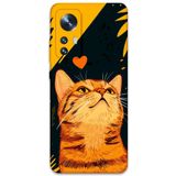Gramaphone Xiaomi Mi 12 Pro ile Uyumlu Kedi Desenli Telefon Kılıfı + Ekran Koruyucu - 5783