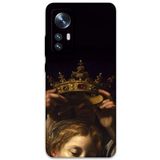Gramaphone Xiaomi Mi 12 Pro ile Uyumlu Retro Desenli Telefon Kılıfı + Ekran Koruyucu - 5833