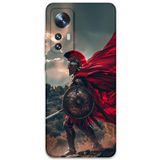 Gramaphone Xiaomi Mi 12 Pro ile Uyumlu Retro Desenli Telefon Kılıfı + Ekran Koruyucu - 5834
