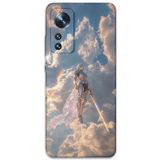 Gramaphone Xiaomi Mi 12 Pro ile Uyumlu Retro Desenli Telefon Kılıfı + Ekran Koruyucu - 5841