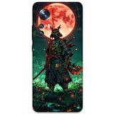 Gramaphone Xiaomi Mi 12 Pro ile Uyumlu Samuray Desenli Telefon Kılıfı + Ekran Koruyucu - 5822