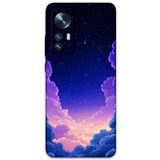 Gramaphone Xiaomi Mi 12 Pro ile Uyumlu Uzay Desenli Telefon Kılıfı + Ekran Koruyucu - 5867