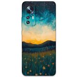 Gramaphone Xiaomi Mi 12 Pro ile Uyumlu Uzay Desenli Telefon Kılıfı + Ekran Koruyucu - 5871