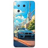 Gramaphone Xiaomi Mi 13 ile Uyumlu Araba Desenli Telefon Kılıfı + Ekran Koruyucu - 5760
