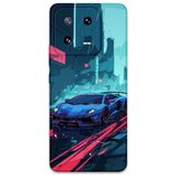 Gramaphone Xiaomi Mi 13 ile Uyumlu Araba Desenli Telefon Kılıfı + Ekran Koruyucu - 5763
