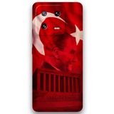 Gramaphone Xiaomi Mi 13 ile Uyumlu Atatürk Desenli Telefon Kılıfı + Ekran Koruyucu - 5848