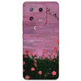 Gramaphone Xiaomi Mi 13 ile Uyumlu Çiçek Desenli Telefon Kılıfı + Ekran Koruyucu - 5793